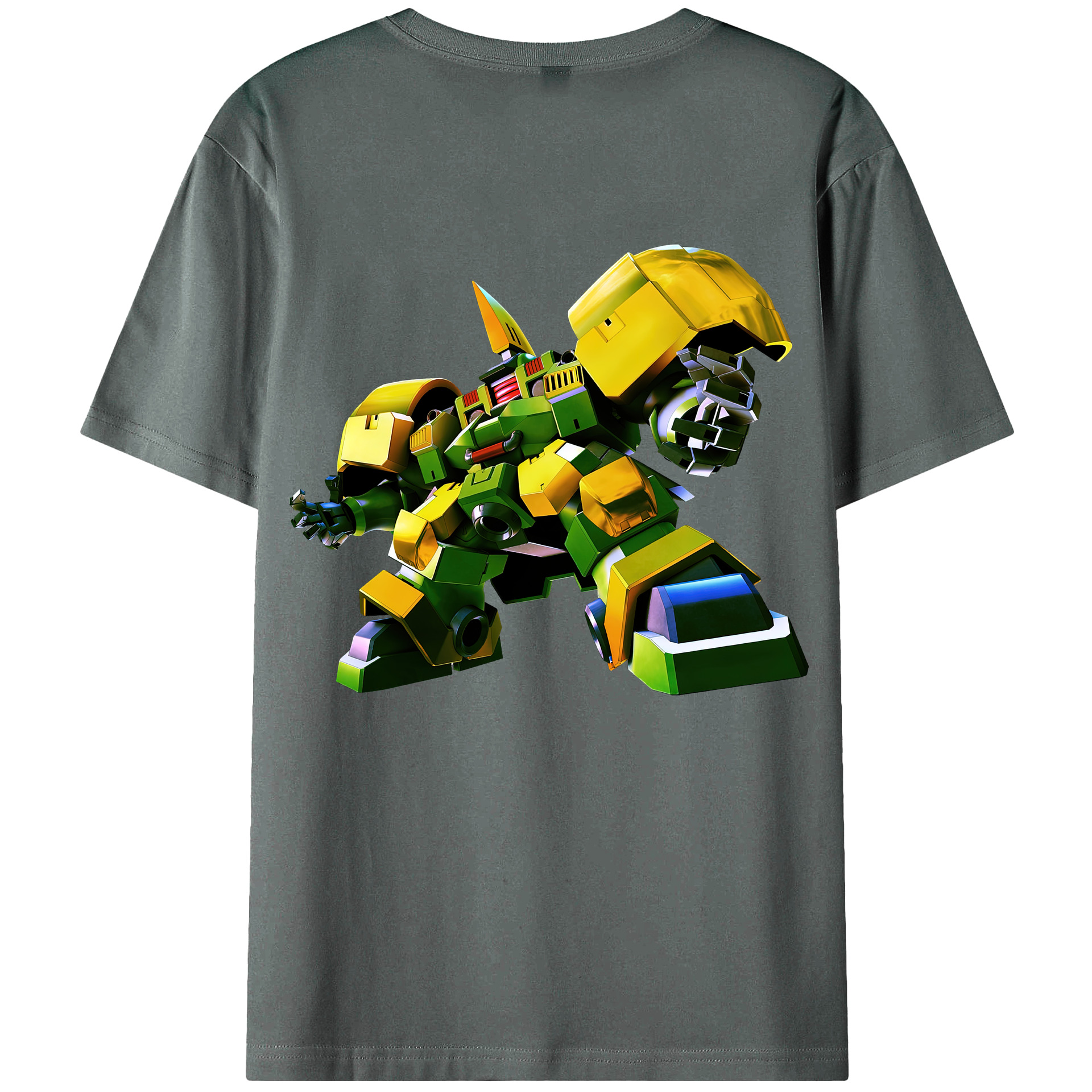 （画像用） 機動戦士ガンダム Mobile Suit Gundam 綿100％半袖Tシャツ（背面プリント）